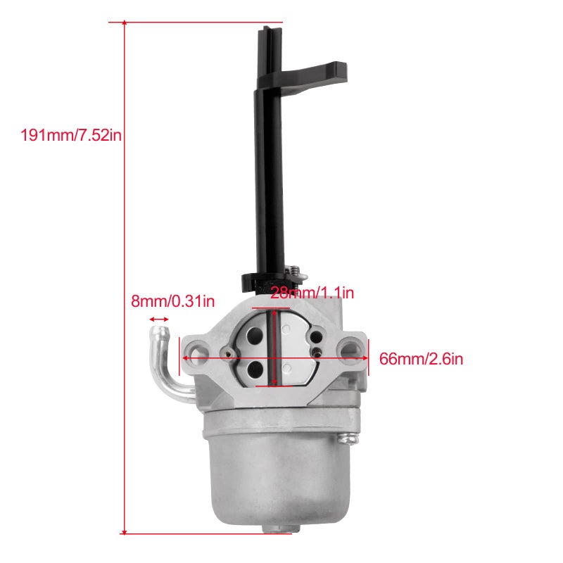 PRUNkuar Carburetor for Briggs & Stratton 5000 5550 6200 8550 10HP GenPower 305 697978 796321 696132 696133 796322 697351 699958 699966 698455 695918 694952 695919 695330 796323 695920 695328 Carburetor - Image 2
